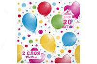 Салфетки 33х33 2- слойн. (ЛИЛИЯ) 20л/15уп Праздник
