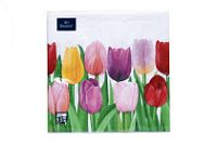 Салфетки 33х33 3 - слойн. Art Bouquet 20 шт (12 уп) Море тюльпанов