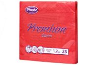 Салфетки 33х33 2-слойн. (PLUSHE) 25л/30уп "Интенсив красный"