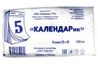 Фасовка ПНД 28х40 Календарь (6000) 6 мкм черный