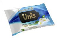 Салфетки влажные Unis Универсальные для всей семьи с Ромашкой (18уп)