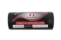 Мусорные 30лит 30шт (УП особо прочные) 11мкм 49смх59см (40уп)