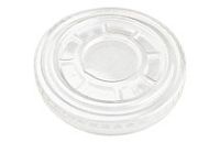 Крышка прозрачная Pet VEGGO плоская без отверстия д.95 (8упх100шт)