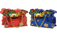 Подарочная коробка синяя/красная 18х9х15 (N282,284) НГ