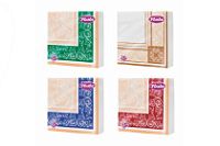 Салфетки 33х33 2-слойн. (PLUSHE Premium Decor) 20л/32уп "Ассорти"