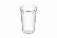 Стакан прозрачный Bubble Cup с U дном 500 мл.д.90мм.h135мм 24уп. по 16шт.