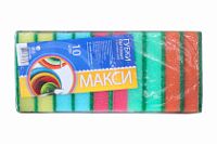 Губка для посуды А-10 "Макси-10" (10х7х2,5) (30уп)