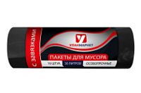Мусорные с завязками 30лит 10шт (УП Особо прочные) 27мкм 48см х 64см (45уп)