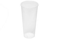 Стакан прозрачный (матовый) Bubble Cup ПП ВЗЛП 610-655мл.д.90мм.h179мм 20уп. по 10шт.