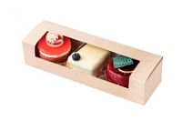 ОСК контейнер под десерт с окном Sweet show box 200х80х60