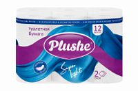 Туалетная бумага PLUSHE 2-х сл. 14м (12рул) Super Light (8уп)