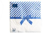 Салфетки 33х33 3 - слойн. Art Bouquet 20 шт (12 уп) Подарок синий