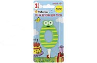 Свечи для торта PATERRA детские цифра 0