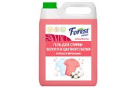 БХ Forest Clean Гель для стирки белого и цветного белья "Мягкий хлопок", 5л канистра