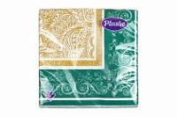 Салфетки 33х33 2-слойн. (PLUSHE Premium Decor) 20л/32уп "Зеленый"