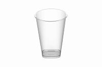 Стакан прозрачный Bubble Cup с квадратным дном 375 мл.д.90мм.h112мм 24уп. по 25шт.