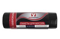 Мусорные с завязками 60лит 10шт (УП Особо прочные) 30мкм 66см х 70см (35уп)