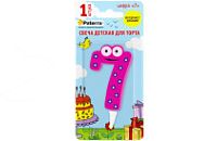 Свечи для торта PATERRA детские цифра 7