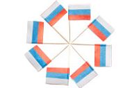Пика Пласт Лидер "Флажок Россия" /120шт/ 7 см (35 уп)