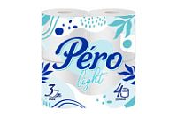 Туалетная бумага PERO Light 3-х сл. 14м (4рул) (12уп)