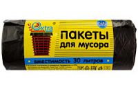 Мусорные 30лит 20шт (Экстра) 6мкм (80уп)