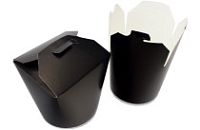 Короб бумажный China Pack /d1-85x105,d2-90,h-97/ Черный 450мл