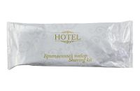 Саше бритвенный набор флопак (станок+крем 8г) серия Hotel collection